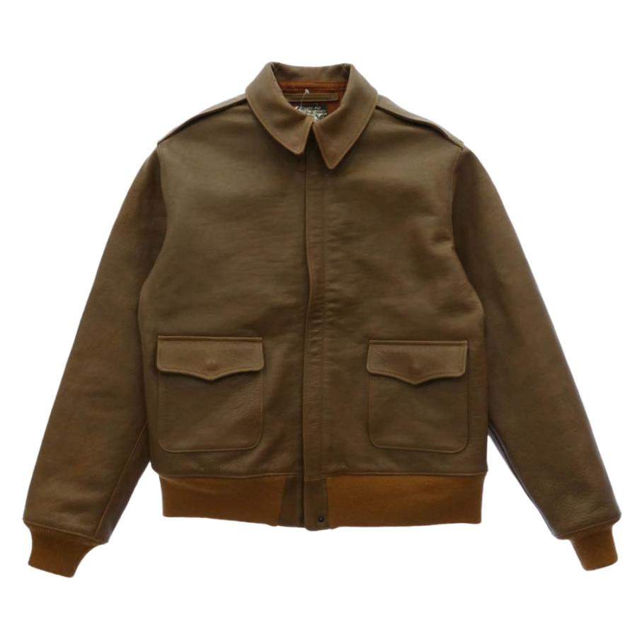 WAREHOUSE ウエアハウス WERBER LEATHER COAT Lot 2232 TYPE A-2 30周年 レザー フライト ジャケット ブラウン系 42【中古】 WAREHOUSE ウエアハウス WERBER LEATHER COAT Lot 2232 TYPE A-2 30