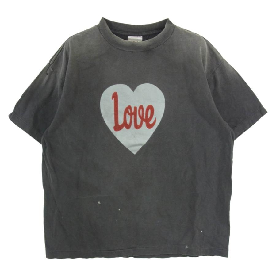 SAINT MICHAEL セントマイケル SM-HR8-0000-001 HEART LOVE SS TEE