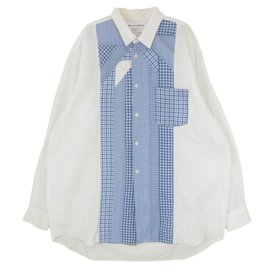 COMME des GARCONS コムデギャルソン CDG SHIRT パッチワーク チェック
