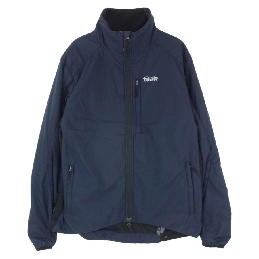 TILAK ティラック Verso Jacket ベルソー ナイロン ポリエステル 中綿 ジャケット ネイビー系 M【中古】 TILAK ティラック Verso Jacket ベルソー ナイロン ポリエステル 中綿