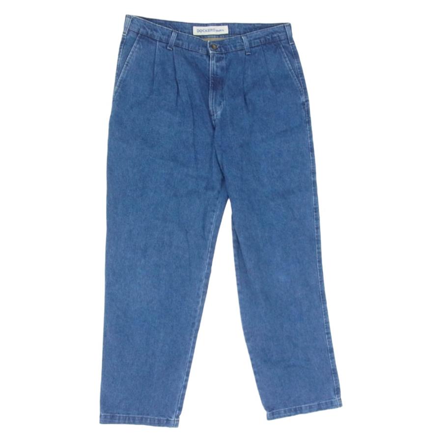 DOCKERS ドッカーズ DENIM SLACKS ツータック デニム スラックス