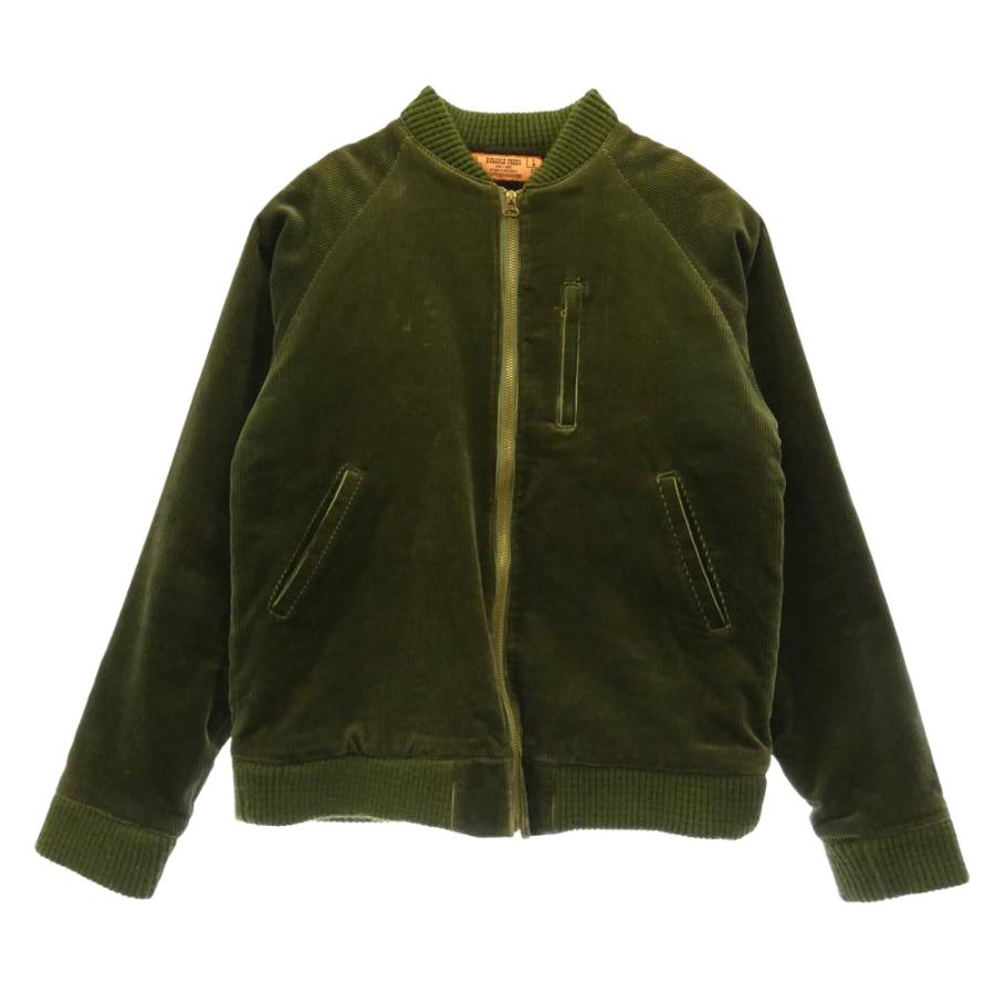 TENDERLOIN テンダーロイン T-BOMBER JKT コーデュロイ ボンバー ジャケット ブルゾン モスグリーン系 L【中古】 TENDERLOIN（テンダーロイン） T-BOMBER JKT コーデュロイ ボンバー