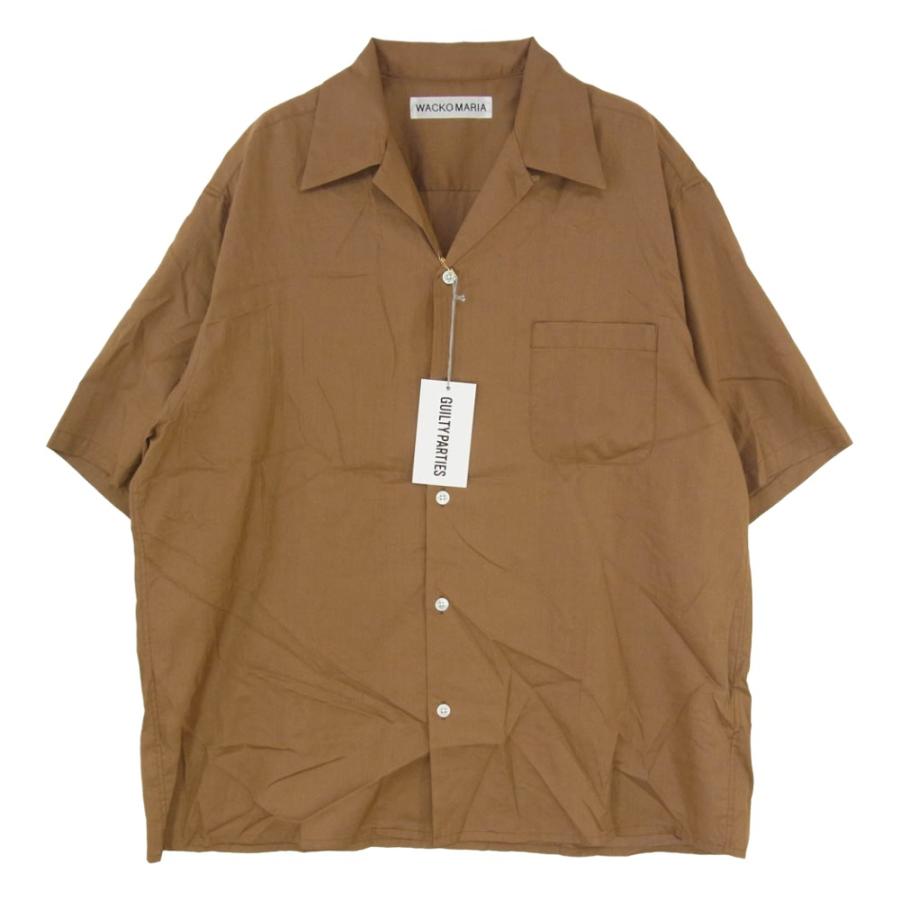 WACKO MARIA ワコマリア 26SS 26SS-WMS-OC19 SOKTAS OPEN COLLAR SHIRT S/S ソクタス オープンカラー 半袖 シャツ ブラウン系 XL【中古】 WACKO MARIA（ワコマリア） 26SS 26SS-WMS-OC19 SOKTAS OPEN COLLAR