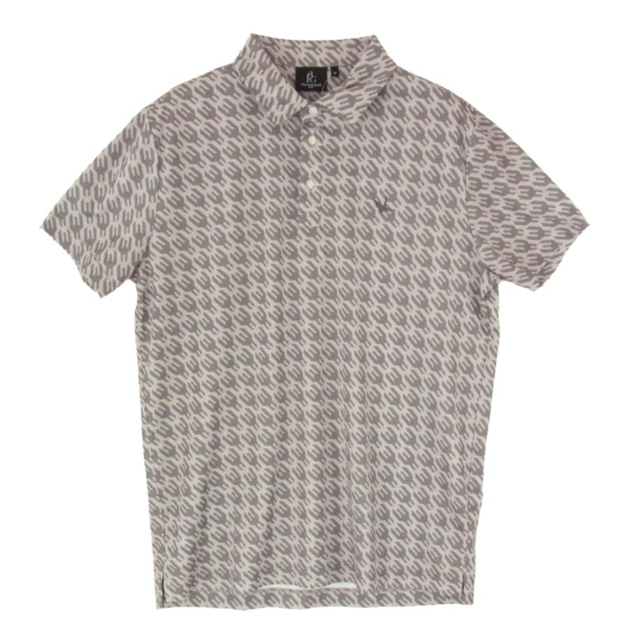 1piu1uguale3 ウノピュウノウグァーレトレ GCT001 GPE031 113 GOLF ゴルフ S/S POLO CHIDORI 千鳥柄 半袖 ポロシャツ グレー系 4【美品】【中古】 1piu1uguale3 ウノピュウノウグァーレトレ GCT001 GPE031 113 GOLF