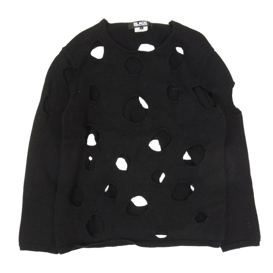 BLACK COMME des GARCONS ブラックコムデギャルソン 1C-N004 穴開き