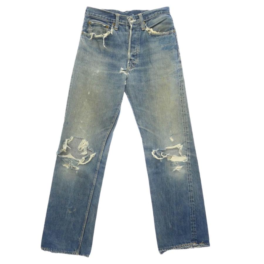 は*る様 Levi's 501デニムパンツ 裏刻印　2 Levi's（リーバイス） 40s 50s 501XX 47モデル後期 トップボタン裏