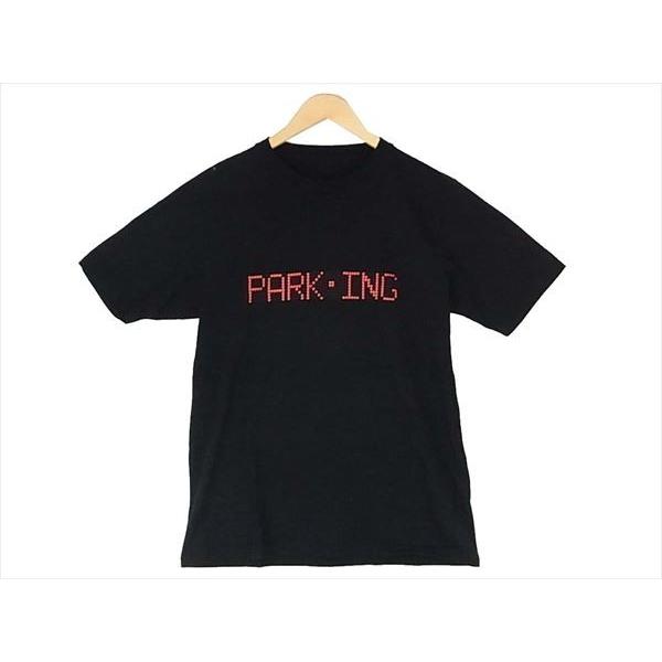 THE PARK・ING GINZA ザパーキングギンザ プリント Tシャツ  ブラック系 M 【中古】｜brand-life