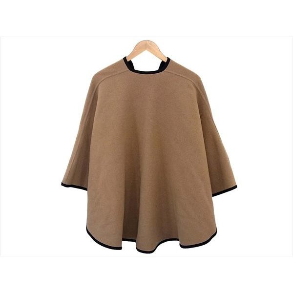 Burberry バーバリー ポンチョ ケープ ウール レディース コート 