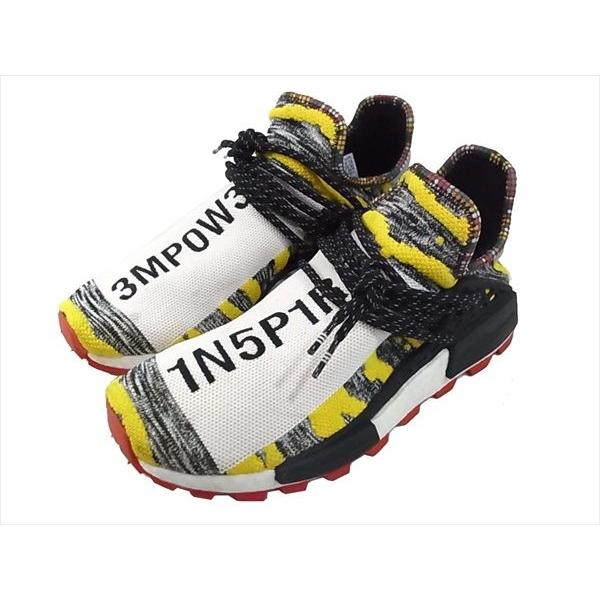 adidas アディダス BB9527 SOLAR HU NMD PHARRELL WILLIAMS ファレル ウィリアムス スニーカー  ブラック×イエロー 27cm 【中古】｜brand-life