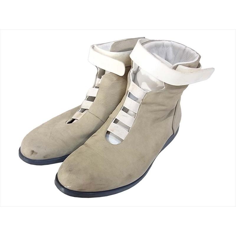 サンシー SUNSEA MAG BOOTS マグ ブーツ グレー系 2 【中古 