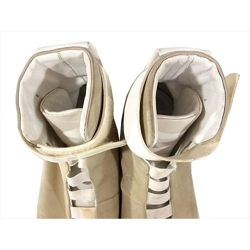 サンシー SUNSEA MAG BOOTS マグ ブーツ グレー系 2 【中古 