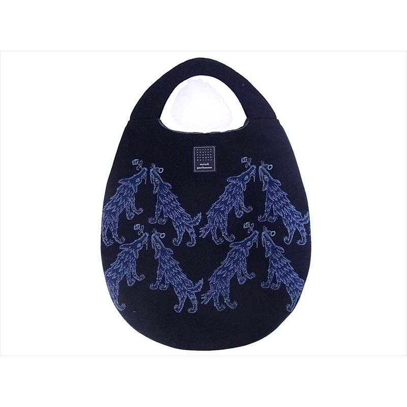 ミナペルホネン MINA PERHONEN ua9780 egg bag wolf&flower ウルフ 
