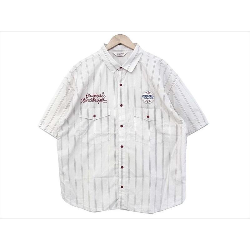 テンダーロイン TENDERLOIN 19SS T-STRIPE WORK SHT S/S 半袖シャツ 