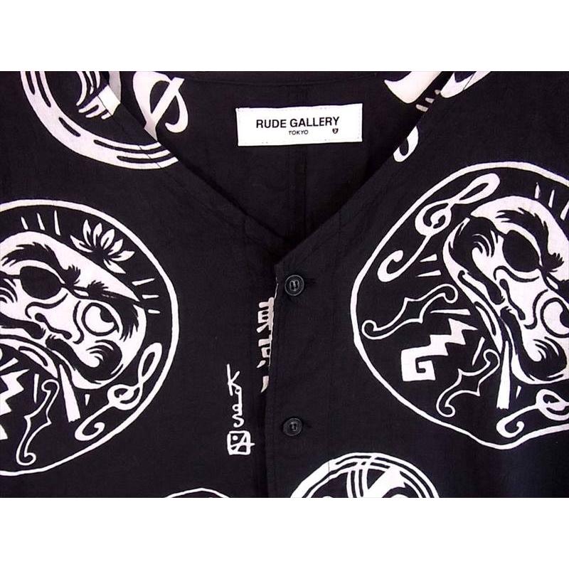 ルードギャラリー RUDE GALLERY DARUMA DUB SHIRT 総柄 達磨 ダブ 