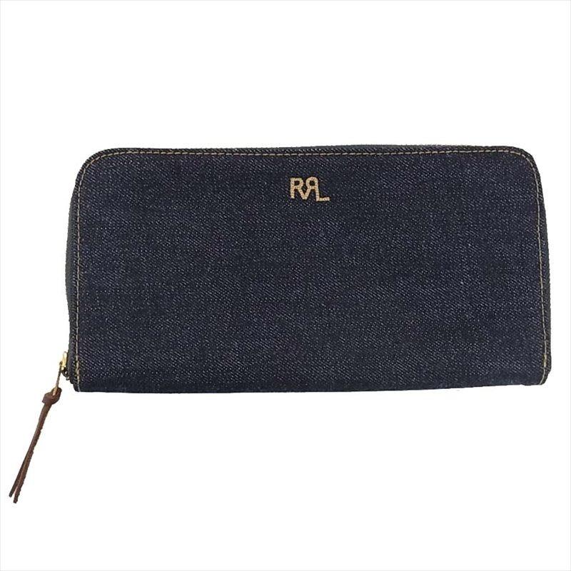 ダブルアールエル RRL 未使用 19AW Indigo Denim Travel Wallet 41381 