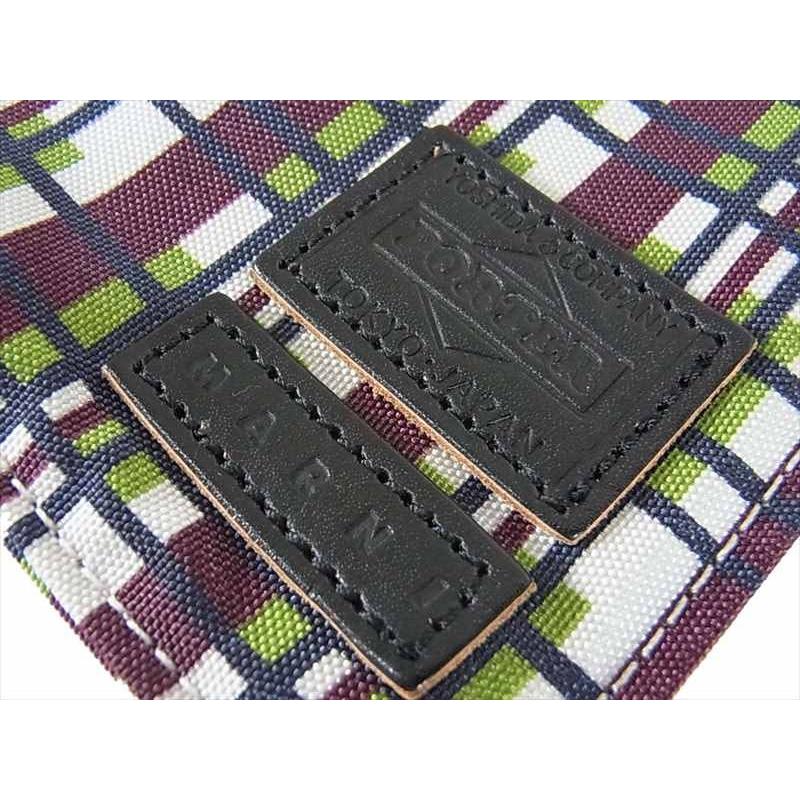 ポーター PORTER マルニ MARNI チェック ストラップ ショルダー 