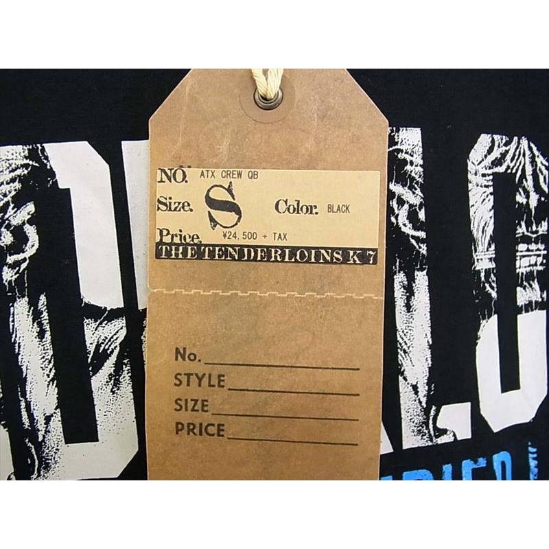 テンダーロイン TENDERLOIN T-ATX CREW QB BLACK カットソー ブラック 