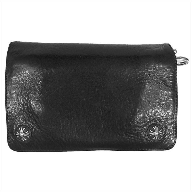 クロムハーツ Chrome Hearts 2zip Wallet 2ジップ クロスボタン ウォレット 二つ折り財布 ブラック系 中古 9k150th0110aa06 ブランド専門店life 通販 Yahoo ショッピング