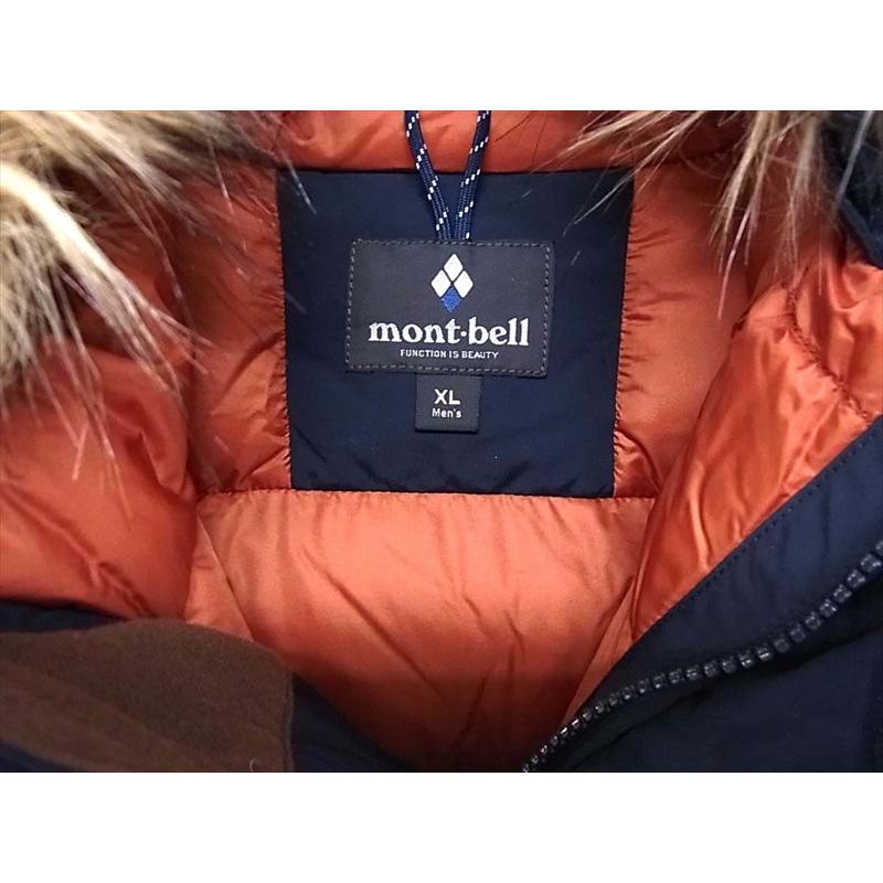 モンベル MONT-BELL #1101545 ローガンダウン パーカ ジャケット ネイビー系 XL 【新古品】【未使用】【中古】