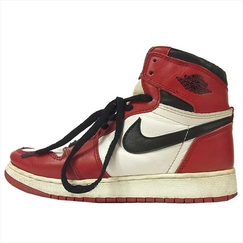 ナイキ Nike 101 Air Jordan 1 Bg 94年製 シカゴ エアジョーダン レディース スニーカー 赤 白 黒 24cm 中古 9lyn0030ha67 ブランド専門店life 通販 Yahoo ショッピング