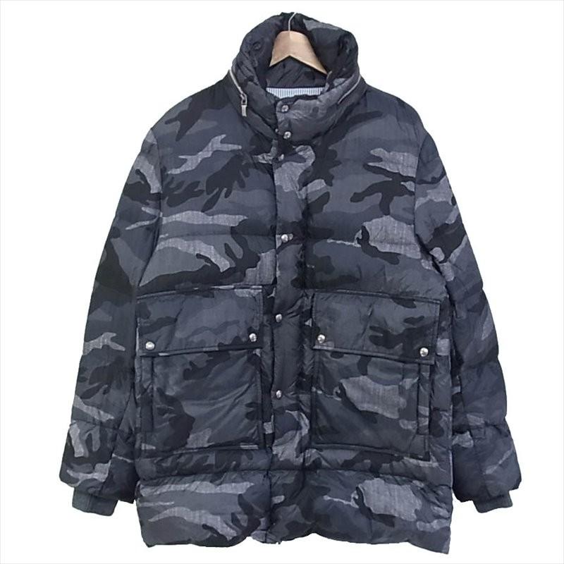 モンクレールガムブルーMONCLER GAMME BLEU ダウンカモフラ