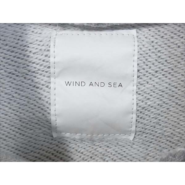 WIND AND SEA ウインダシー PULLOVER SWEAT A プルオーバー スウェット 18SS パーカー  グレー系 M 【美品】【中古】｜brand-life｜03