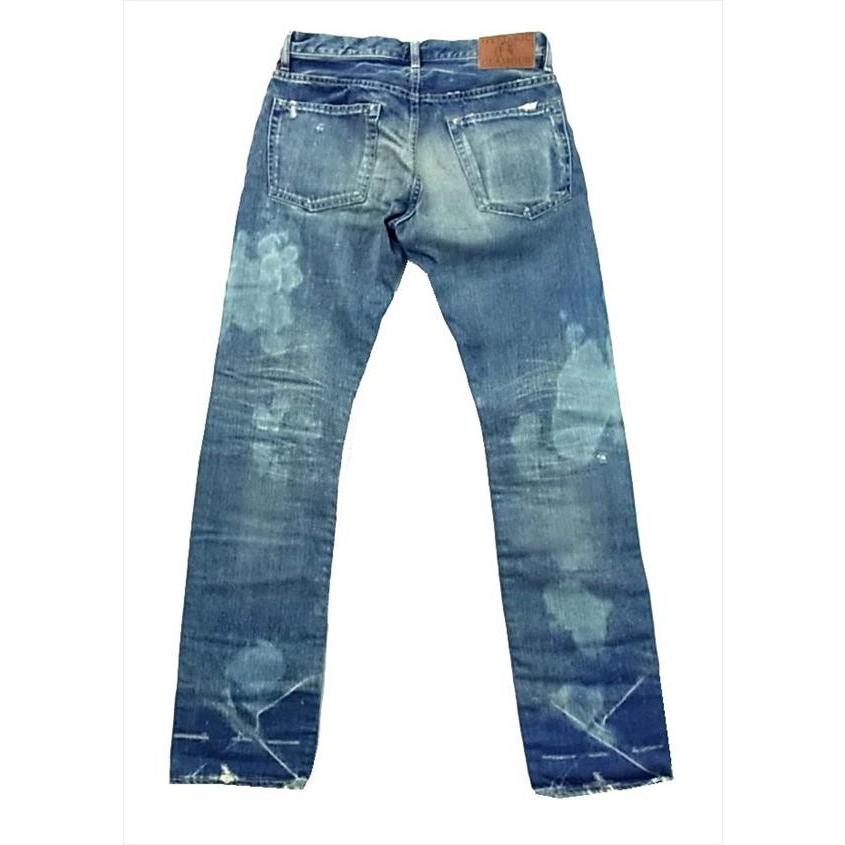 HYSTERIC GRAMOUR BR加工デニム スリムストレートPT 32