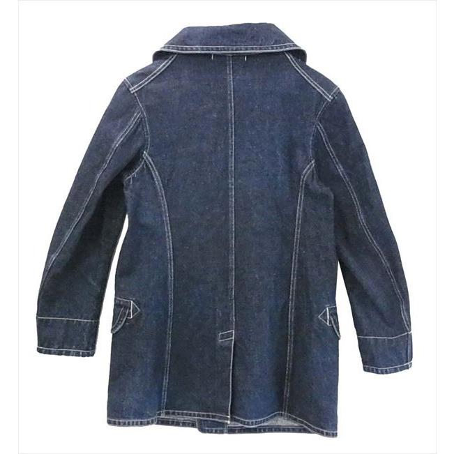 中古】BONCOURA ボンクラ デニム Pコート インディゴブルー系 36 