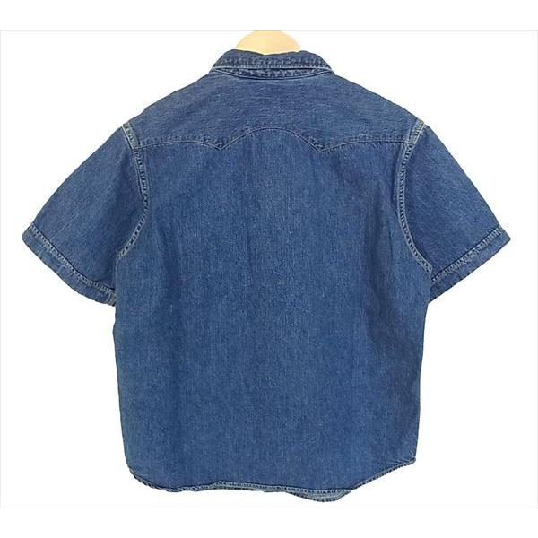 【中古】TENDERLOIN テンダーロイン T-WESTERN DENIM SHT ウエスタン デニム 半袖シャツ ブルー系 S｜brand-life｜03