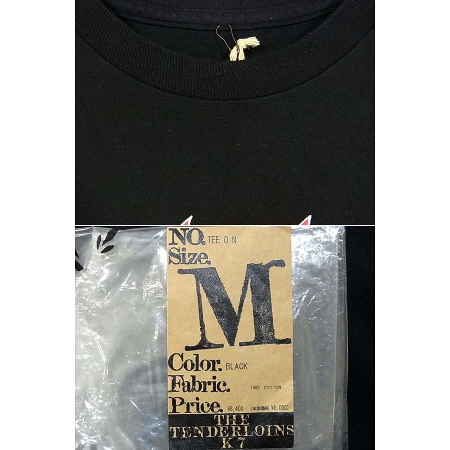 【中古】TENDERLOIN テンダーロイン T-TEE O.N Tシャツ ブラック系 M 【美品】｜brand-life｜02