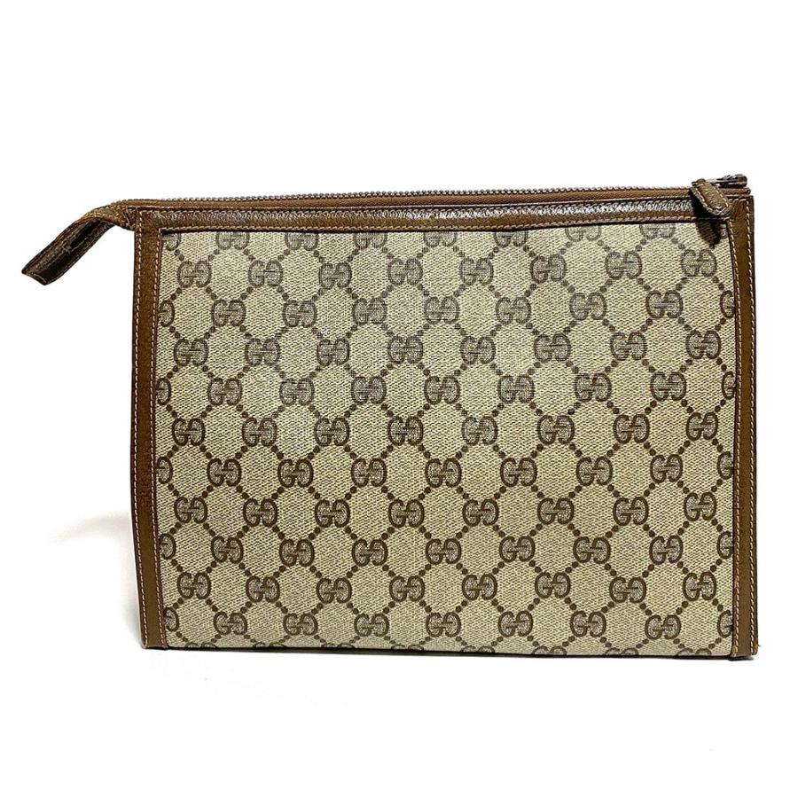 GUCCI グッチ オールドグッチ GG クラッチバッグ 17 039 1995 中古AB
