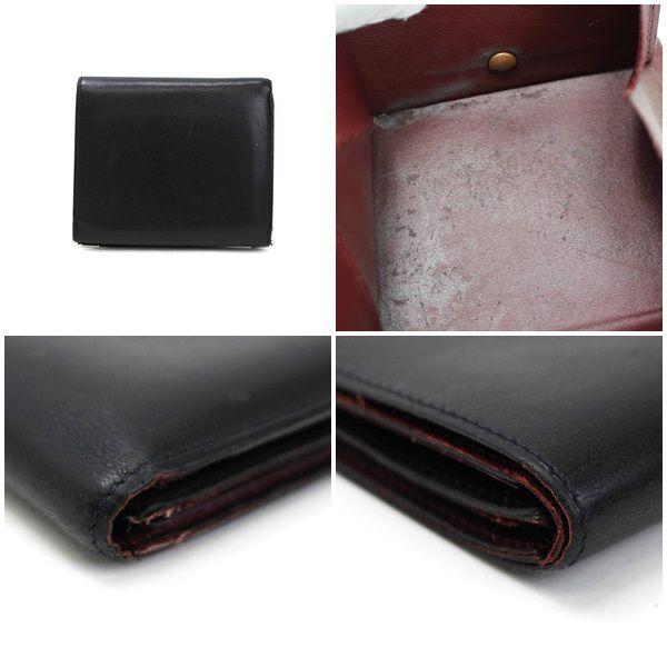 海外ブランド Cartier Abランク 中古 ブラック レザー シルバー金具 カボション 2つ折り財布 カルティエ メンズ 小銭入れ付き ビジネス 男性用 その他財布 Primebusinesscards Com