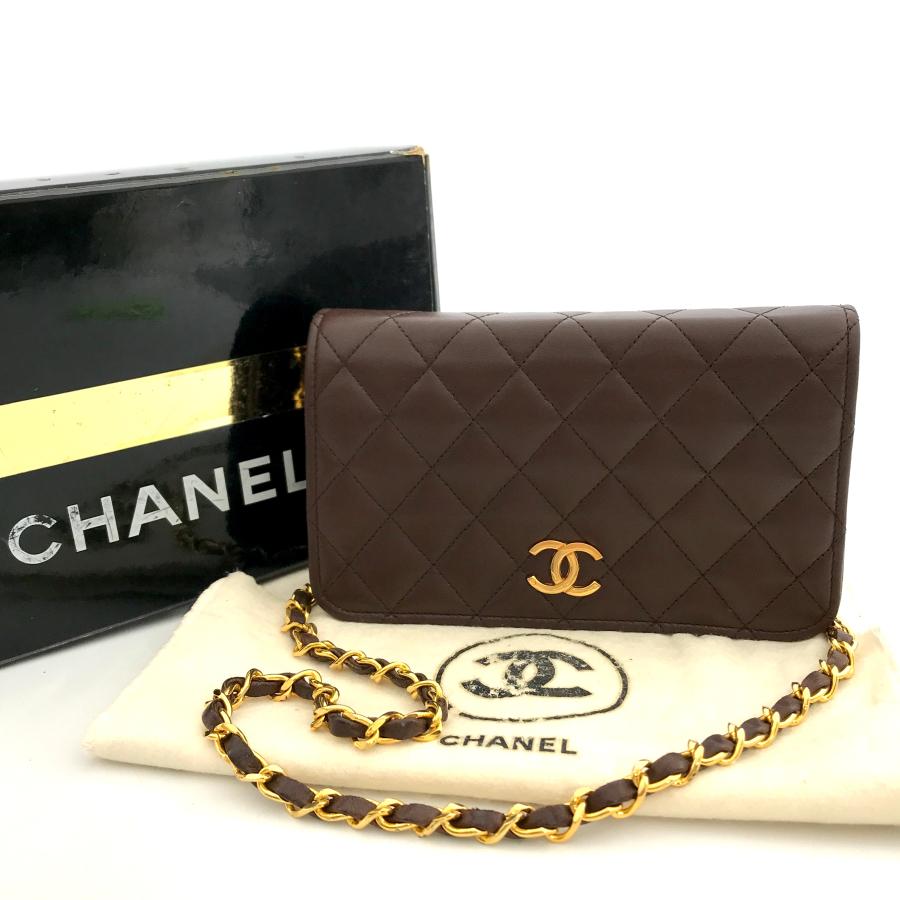CHANEL シャネル ココマーク ミニ マトラッセ フルフラップ プッシュ  