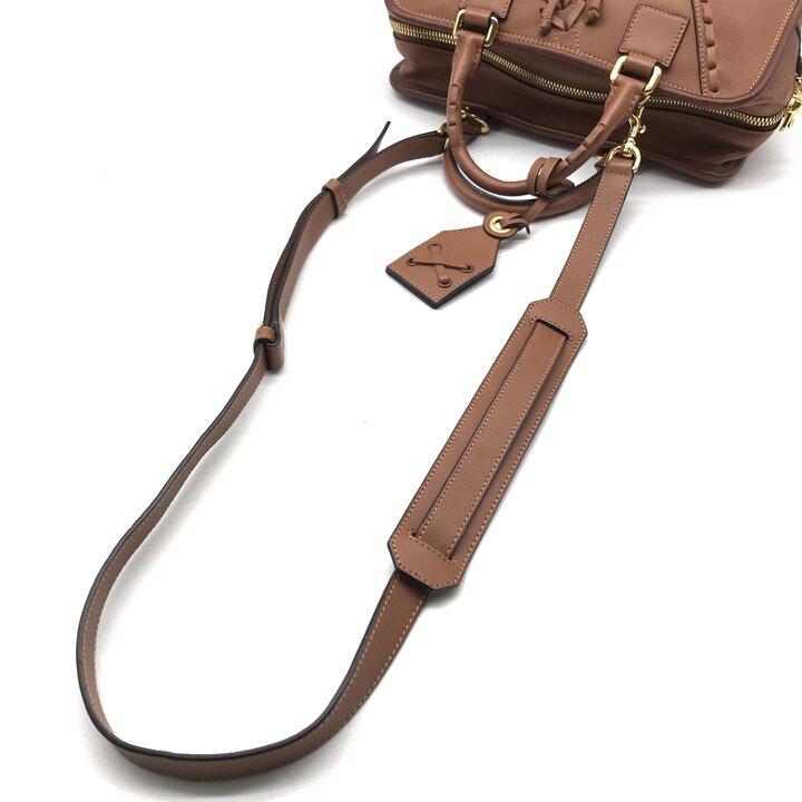 良品 LOEWE ロエベ レースライン アマソナ 28 レザー ハンド