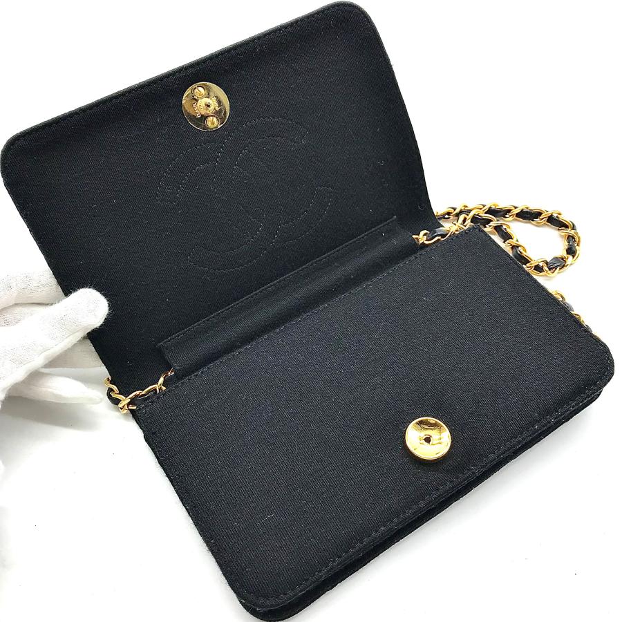 美品 CHANEL シャネル ココマーク ミニマトラッセ コットン 美品 CHANEL シャネル ココマーク ミニマトラッセ コットン