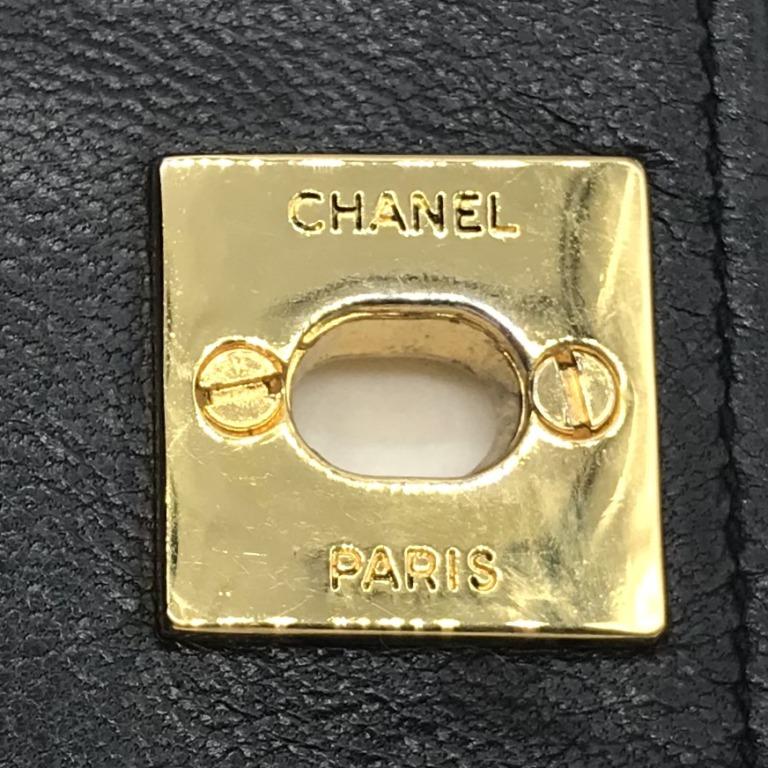 良品 CHANEL シャネル ココマーク ミニ マトラッセ ラムスキン ターン