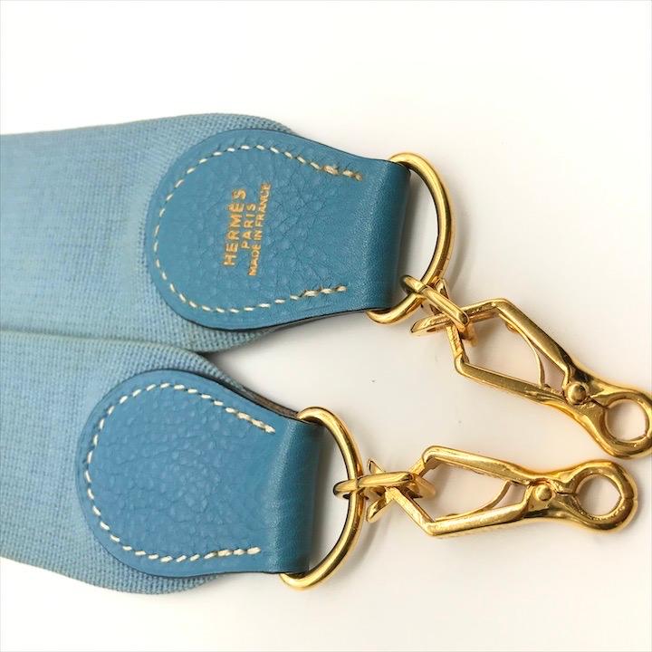 良品 HERMES エルメス エヴリン ショルダー ストラップ ゴールド金具 