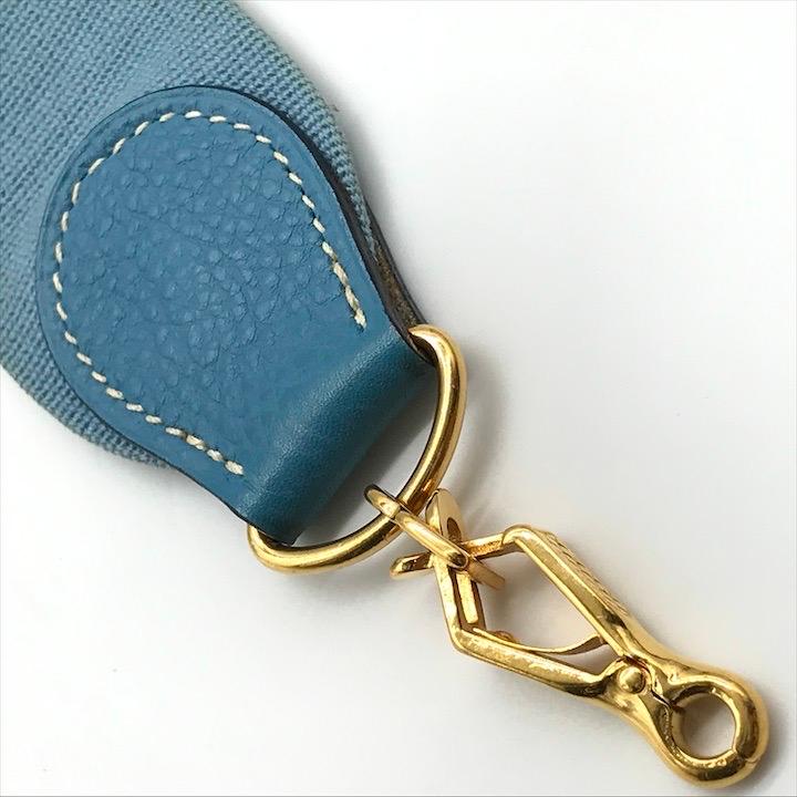 良品 HERMES エルメス エヴリン ショルダー ストラップ ゴールド金具 