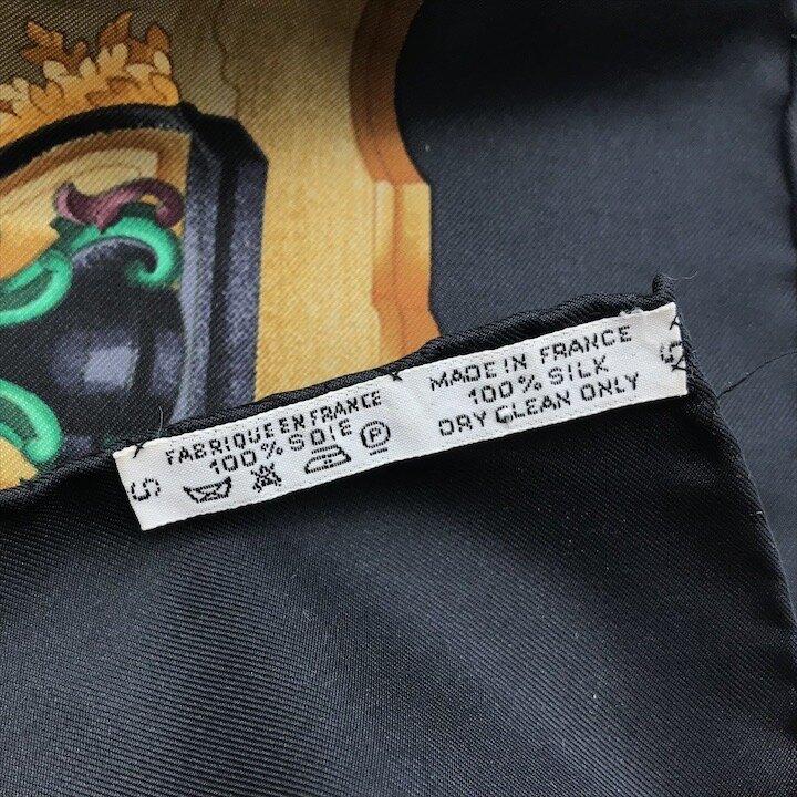 超美品 HERMES エルメス カレ90 アズレージョ AZULEJOS シルク 大判