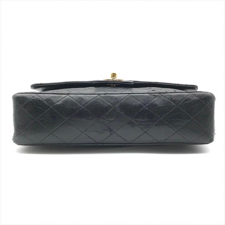 CHANEL シャネル ココマーク マトラッセ ラムスキン ダブルフラップ ダブルチェーン ショルダー バッグ ブラック レディース da6 CHANEL シャネル ココマーク マトラッセ ラムスキン ダブルフラップ
