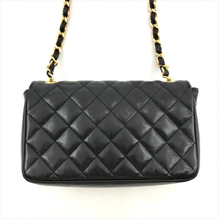 良品 CHANEL シャネル ココマーク ミニ マトラッセ ターンロック
