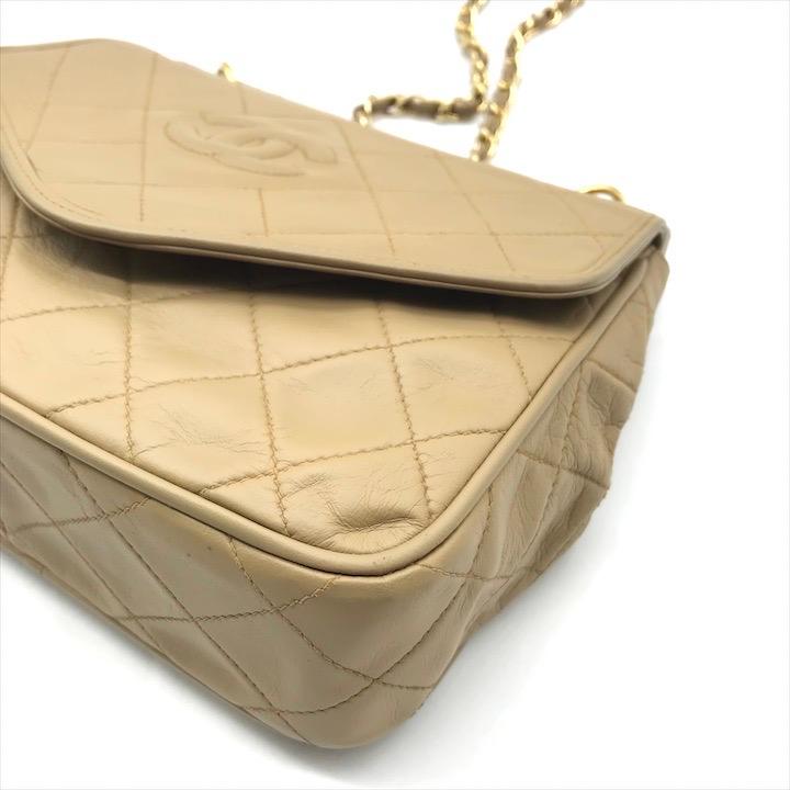 良品 CHANEL シャネル ココマーク ラムスキン フリンジ