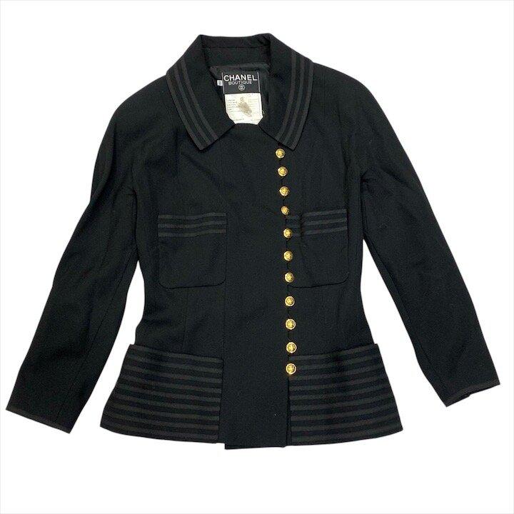 美品 CHANEL シャネル ココマーク ボタン ヴィンテージ スーツ 