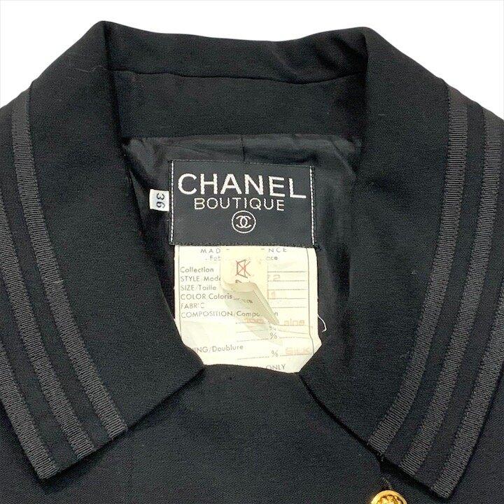 美品 CHANEL シャネル ココマーク ボタン ヴィンテージ スーツ