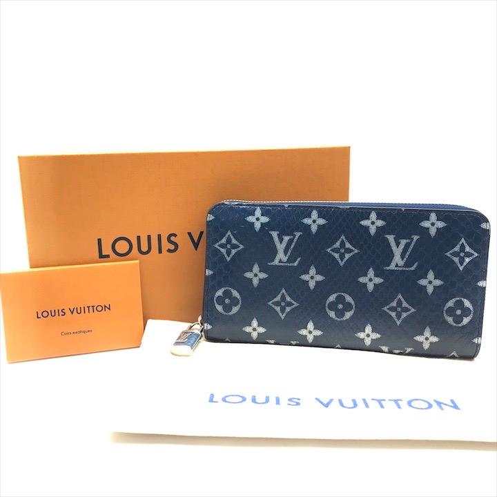 美品 LOUISVUITTON ルイヴィトン パイソン エキゾチック レザー 