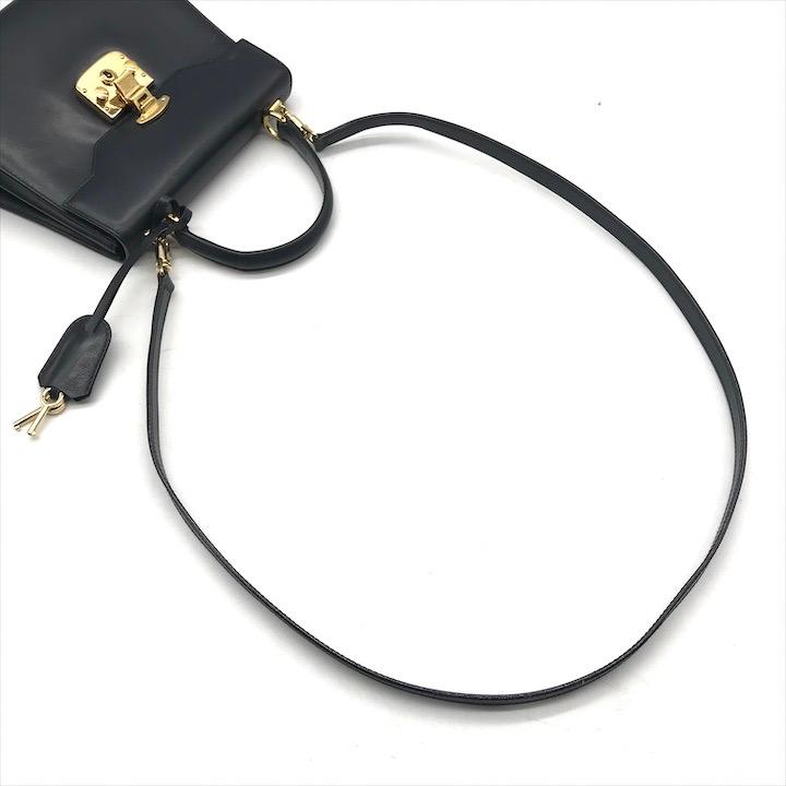 良品 GUCCI グッチ レディロック レザー 2WAY ハンド ショルダー 