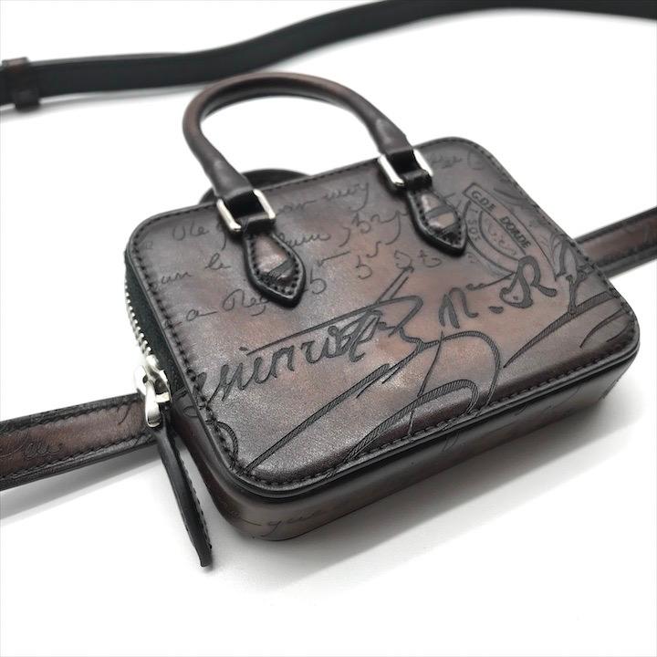 超美品 Berluti ベルルッティ アンジュール ナノ 3WAY ミニ ハンド