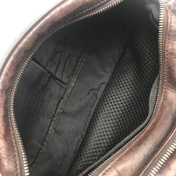 良品 Berluti ベルルッティ カリグラフィ セカンド ハンド バッグ