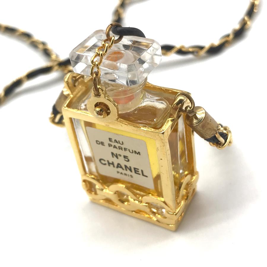 CHANEL（シャネル） 香水 ネックレス No5 ゴールド 未使用保管 M12183