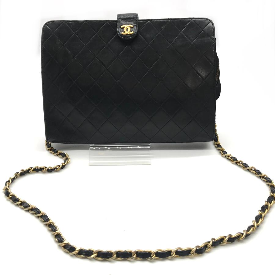 CHANEL シャネル ココマーク マトラッセ タッセル チェーン トート バッグ ブラック m12234 CHANEL（シャネル） ココマーク マトラッセ タッセル チェーン トート